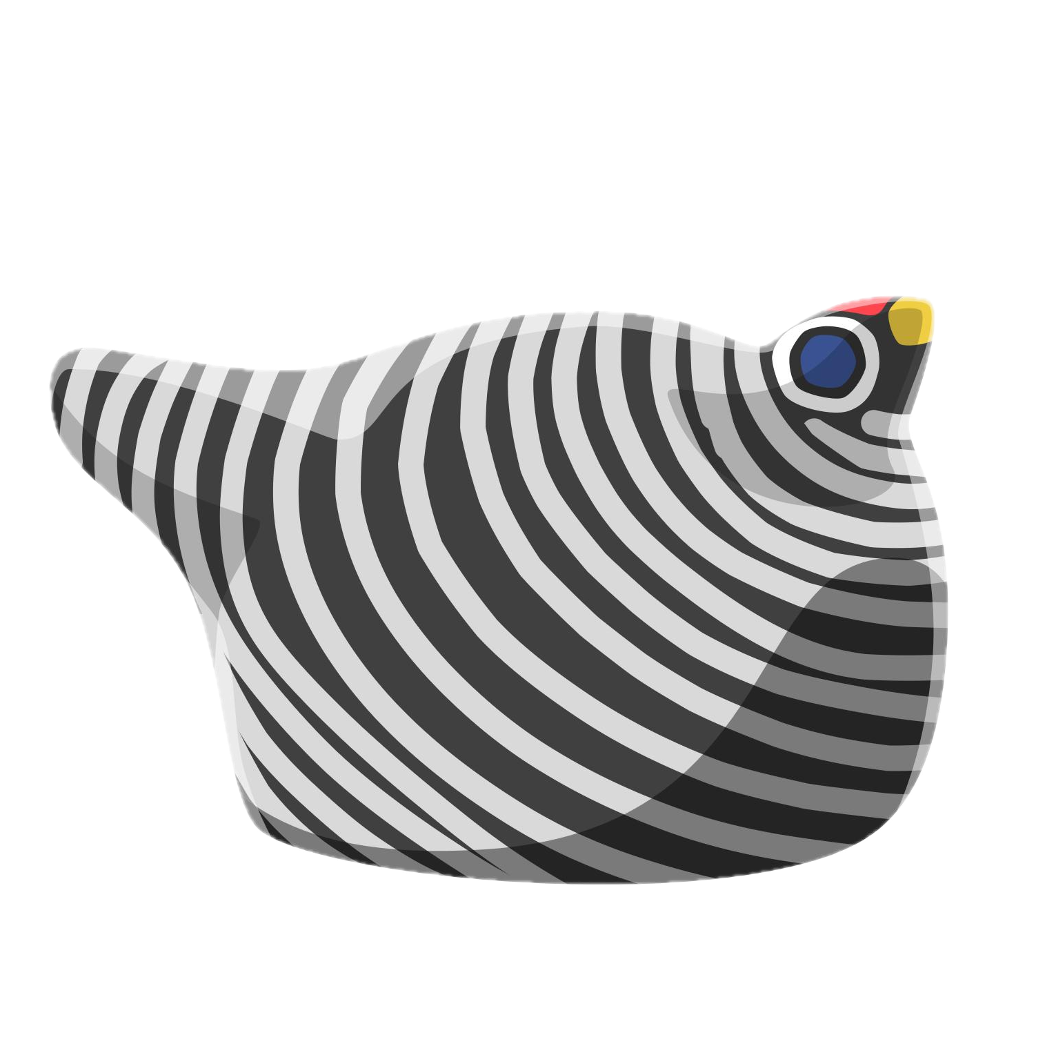 Ceramic bird artwork